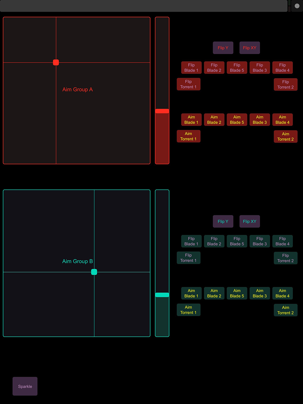 TouchOSC interface